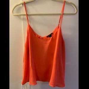 Forever 21. Coral tank/blouse. Size M. EUC.
